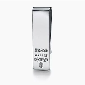 Tiffany 1837 - Makers Narrow Money Clip in Sterling Silver